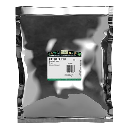 Frontier Co-op Ground Smoked Spanish Paprika, 1lb Bulk Bag - Smoked Paprika Powder Seasoning