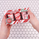 Candy Cane Shot Glasses, Edible Peppermint Cups for Christmas Parties, Holiday Drinkware, Festive Novelty Party Accessories, Hot Cocoa, Gifts