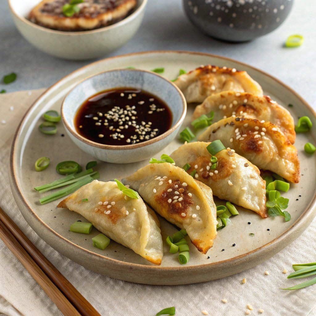 Feel Good Foods Vegetable Potstickers 10oz Frozen Dumplings with Tamari Dipping Sauce, Gluten Free