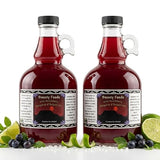 Bounty Foods Montana Huckleberry Margarita Daiquiri Cocktail Mixer 17 oz - Rocky Mountains Hand-Harvested and Crafted - Gourmet Small Batch - Perfect