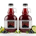 Bounty Foods Montana Huckleberry Margarita Daiquiri Cocktail Mixer 17 oz - Rocky Mountains Hand-Harvested and Crafted - Gourmet Small Batch - Perfect
