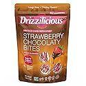Drizzilicious Strawberry Chocolaty Bites, Mini Rice Cakes, 113g, Vegan, Gluten-Free