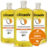 Citra Solv Concentrated Cleaner & Degreaser, Deodorizer, Paint & Adhesive Remover, for Home and Outdoor, Natural Orange Oil, Safe, Valencia Orange