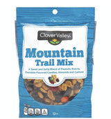 Clover Valley Mountain Trail Mix Jumbo Family Size in 24 oz Re-sealable Bag- Includes Salty Peanuts, Raisins, Chocolate Coated Candy, Almonds,