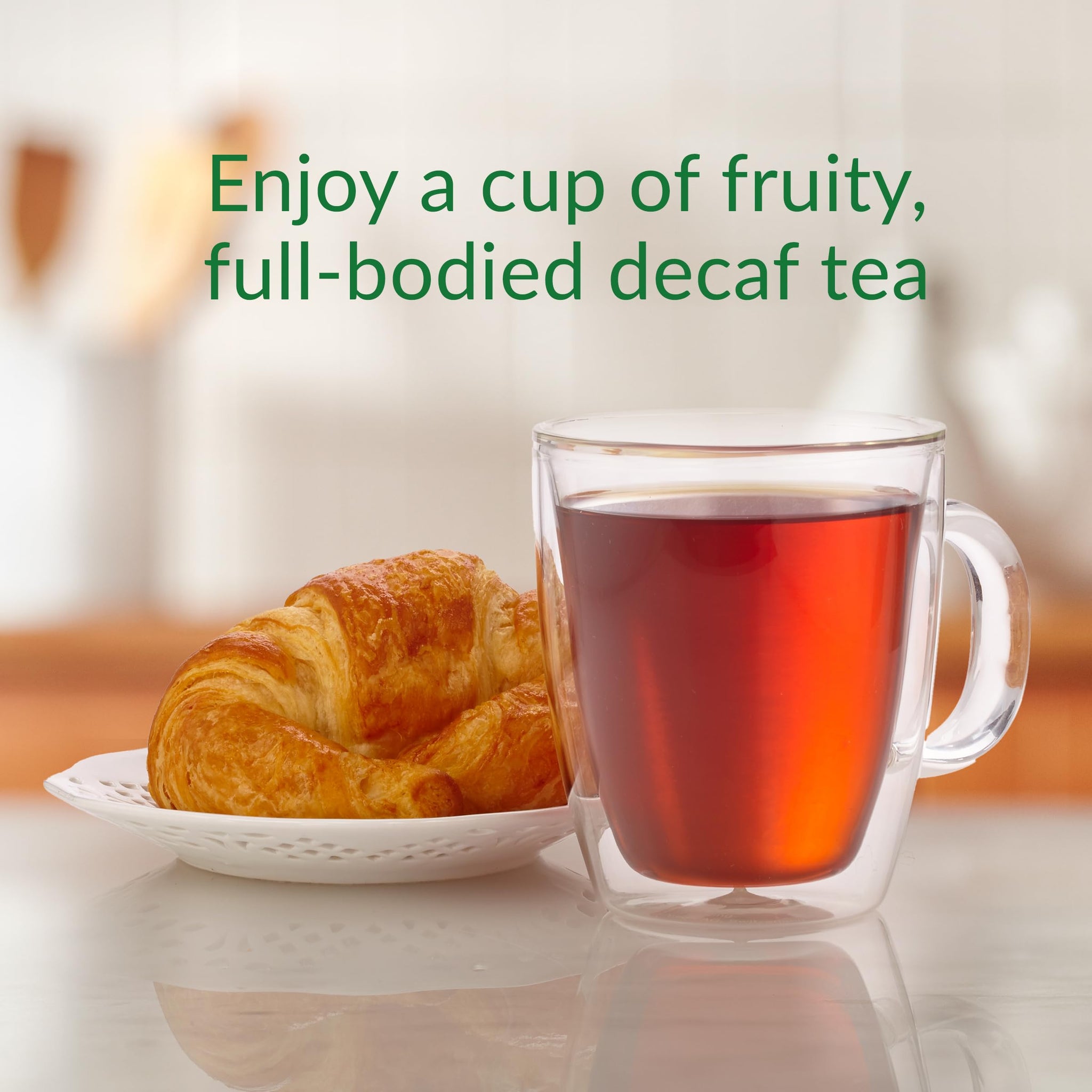The Republic of Tea - Decaf Mango Ceylon Black Tea Tin, 50 Tea Bags, Environmentally- Friendly Decaffeinated Tea