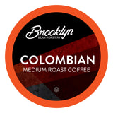 Brooklyn Beans Colombian Gourmet Coffee Pods - Compatible with Keurig K Cup Brewers Including 2.0 Machines, 40 Count, Rich and Smooth Colombian Medium