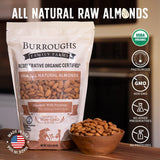 Burroughs Family Farms 3 lb USDA Organic Raw Almonds - First Regenerative Organic Certified Farm - Gluten-Free, Non-GMO, Vegan, Paleo & Keto-Friendly