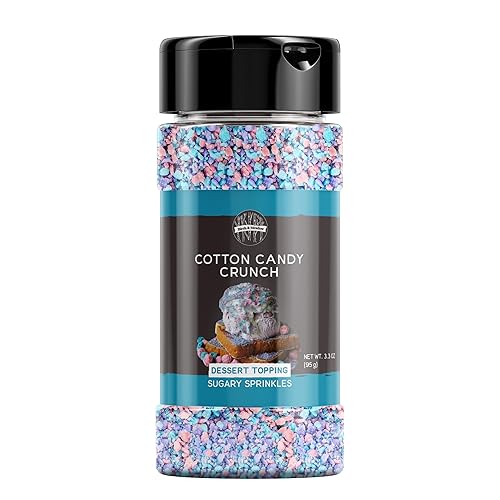 Birch & Meadow 5 Tbsp of Cotton Candy Crunch, Ice Cream Topping, Dessert Topper