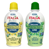 Italia Garden Organic Lemon & Lime Juice Variety Pack - 4oz Each (Pack of 2) - 100% Organic Juices - Perfect for Cooking, Drinks, Marinades & More