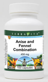 Anise and Fennel Combination - 450 mg (100 Capsules, ZIN: 513065) - 3 Pack