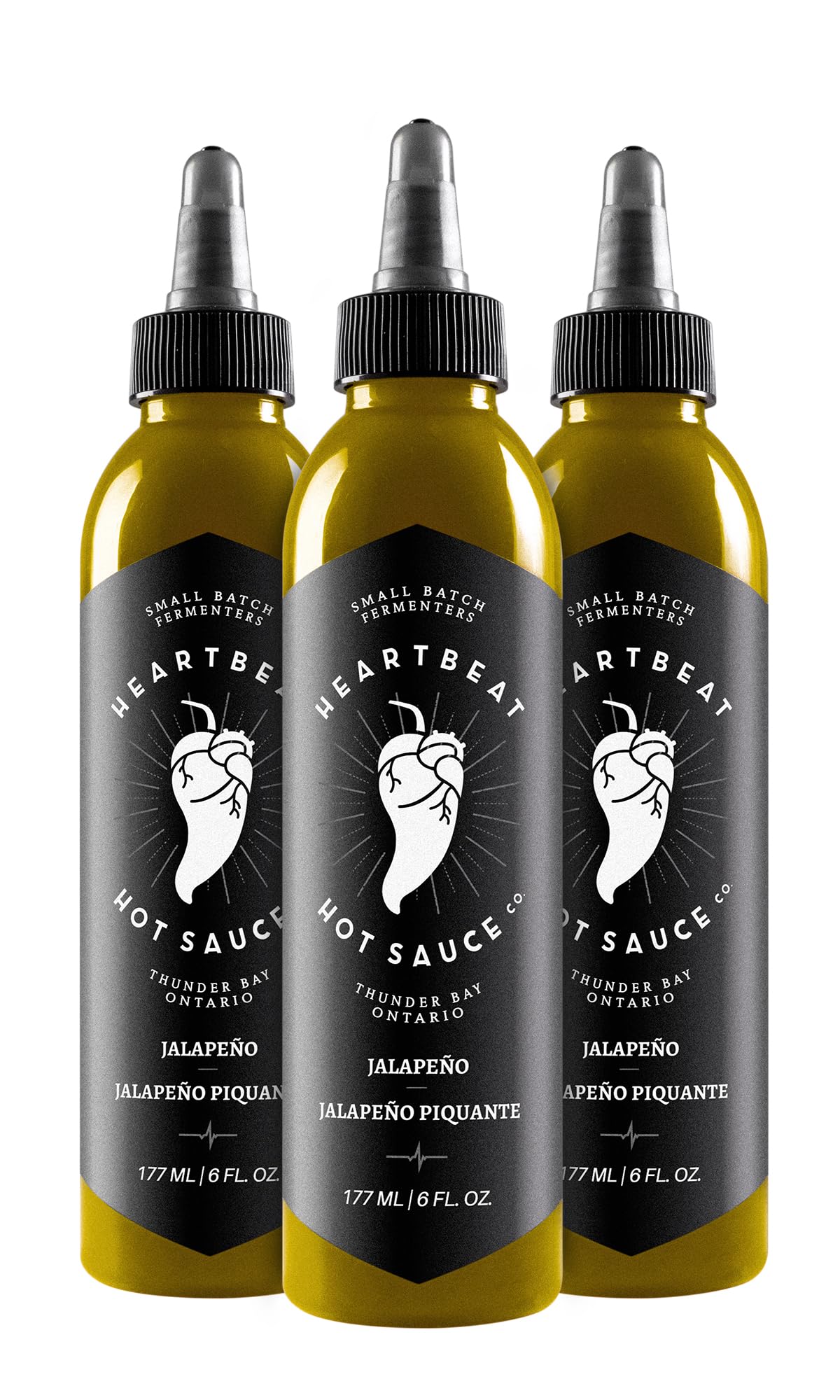 Heartbeat Hot Sauce Co. | Jalapeno 6 oz. 3 pack