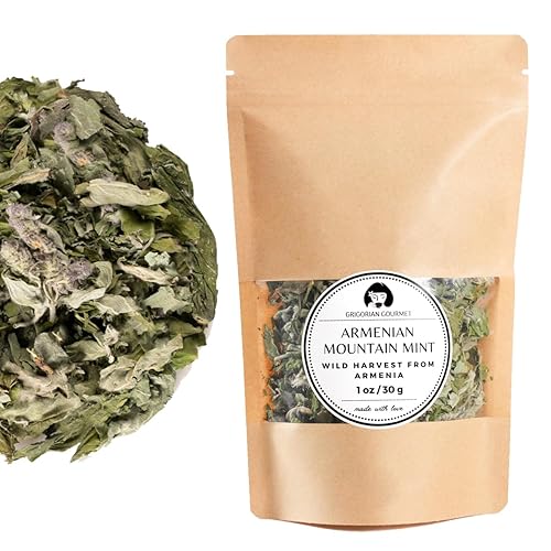 Armenian Mountain Mint | Wild Herbal Tea | Hand-Harvested 1 OZ (30g) | Premium Quality, Naturally Caffeine-Free | Perfect for Hot & Iced Tea