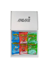 AMBARII Millions Sweets Gift Box Set, Bubblegum, Apple, Strawberry Flavors Candy Pack, 6 Count | Gift hamper | Two of each flavour | Ambarii