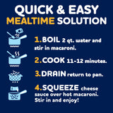 Kraft Deluxe Mac and Cheese, 1 Box, for Easy Dinner or Dinner Sides, Original Cheddar Cheese Flavor, No Artificial Dyes or Flavors, 14 oz