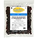 Gerbs Sweetened Blueberry & Cranberry Dried Fruit Snack Mix 2 lbs. | Unsulfured, No Preservatives, Resealable Bag | Naturally Sweet & Chewy with Tart