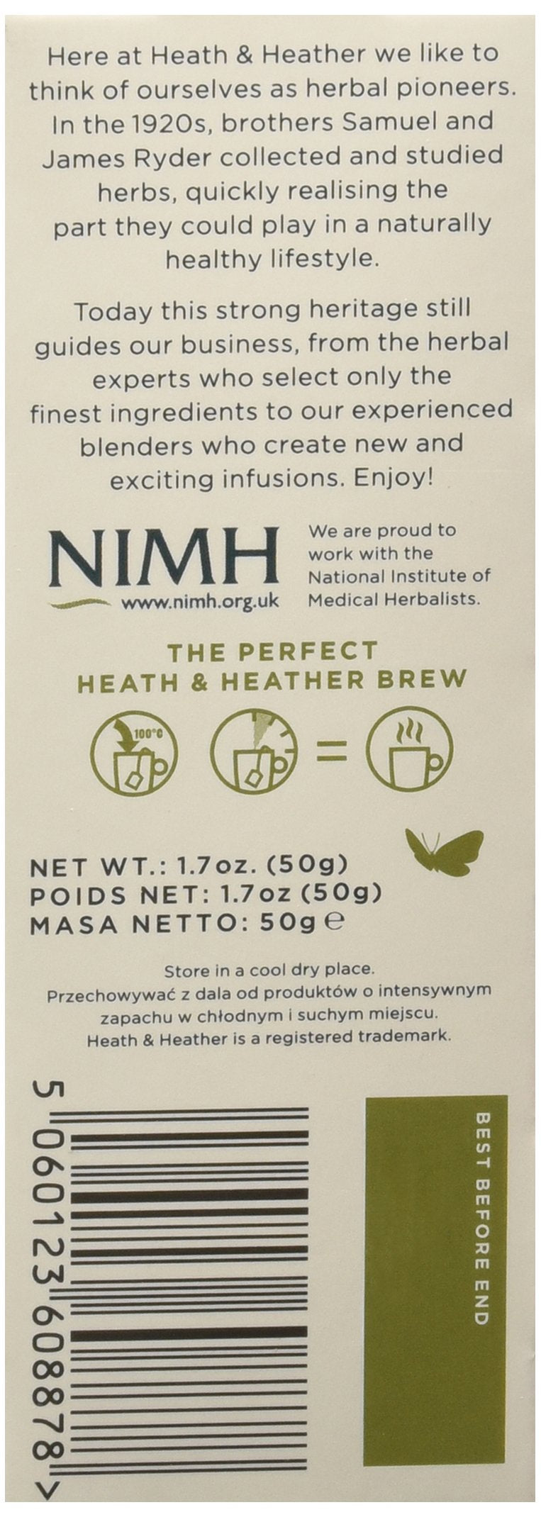 Heath & Heather Tea, Invigorating, Apple & Cinnamon, 20 Count (pack of 12)