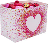 MADE IN USA Individually Foil-Wrapped Valentine's Day Milk Chocolates (Assorted - 2 lb) (White Heart)