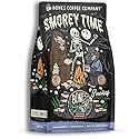 Bones Coffee Company S'morey Time, S'mores and Graham Crackers Flavored Coffee, Medium Roast Low Acid Arabica Beans Compatible with Auto drip