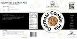 A Blend Above Oatmeal Cookie Mix, Oatmeal Delight: Irresistible Cookie Mix for Homemade Treats, Quick and Easy to Make, Makes 36 Cookies, 10 Minute