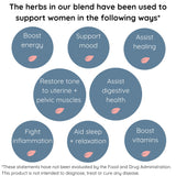 Momstead Restore and Recover Postpartum Support Herbal Tea | Tropical Vanilla Flavor | Nursing Friendly | Postpartum Recovery