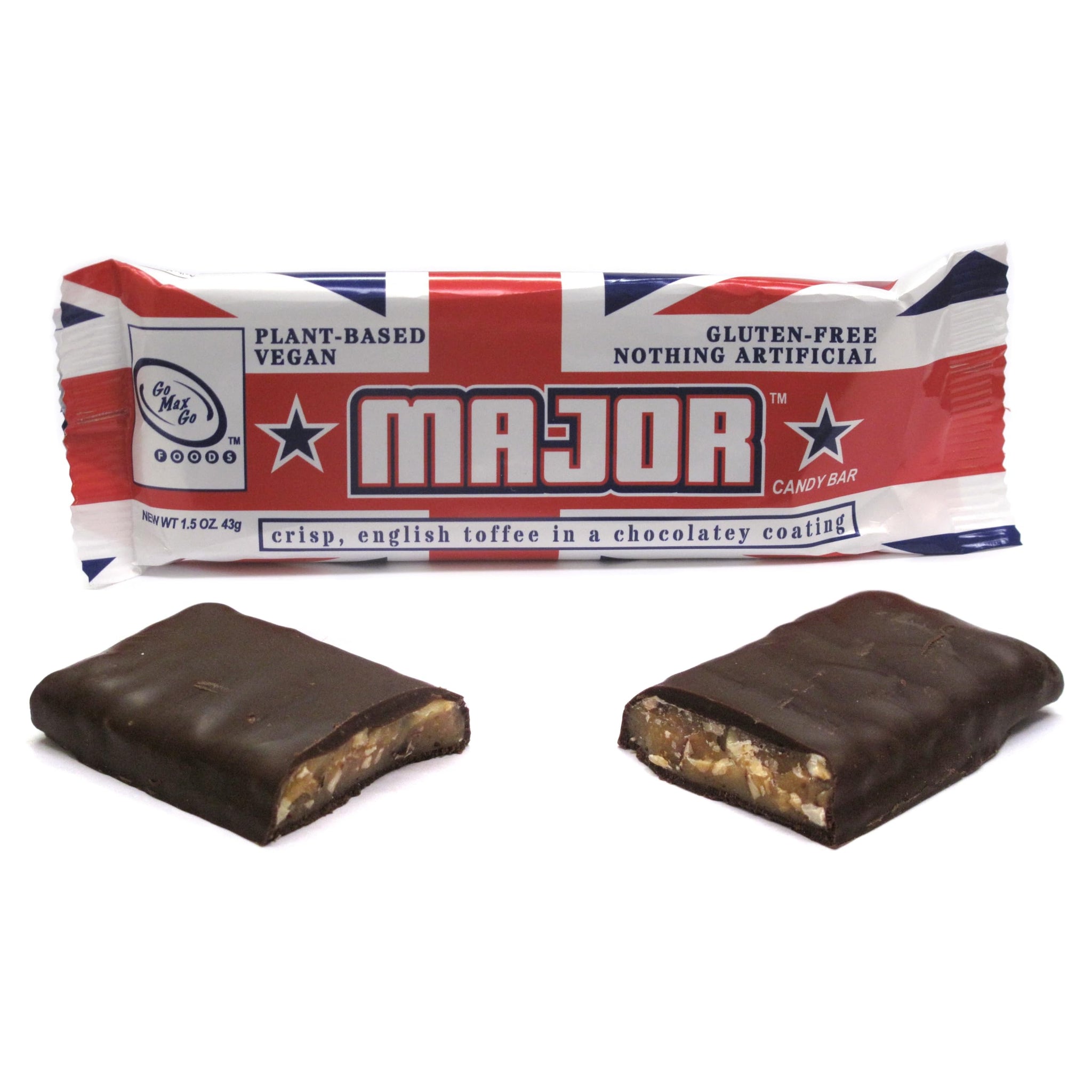 Go Max Go, Vegan Candy Bar, Major (Pack of 12)