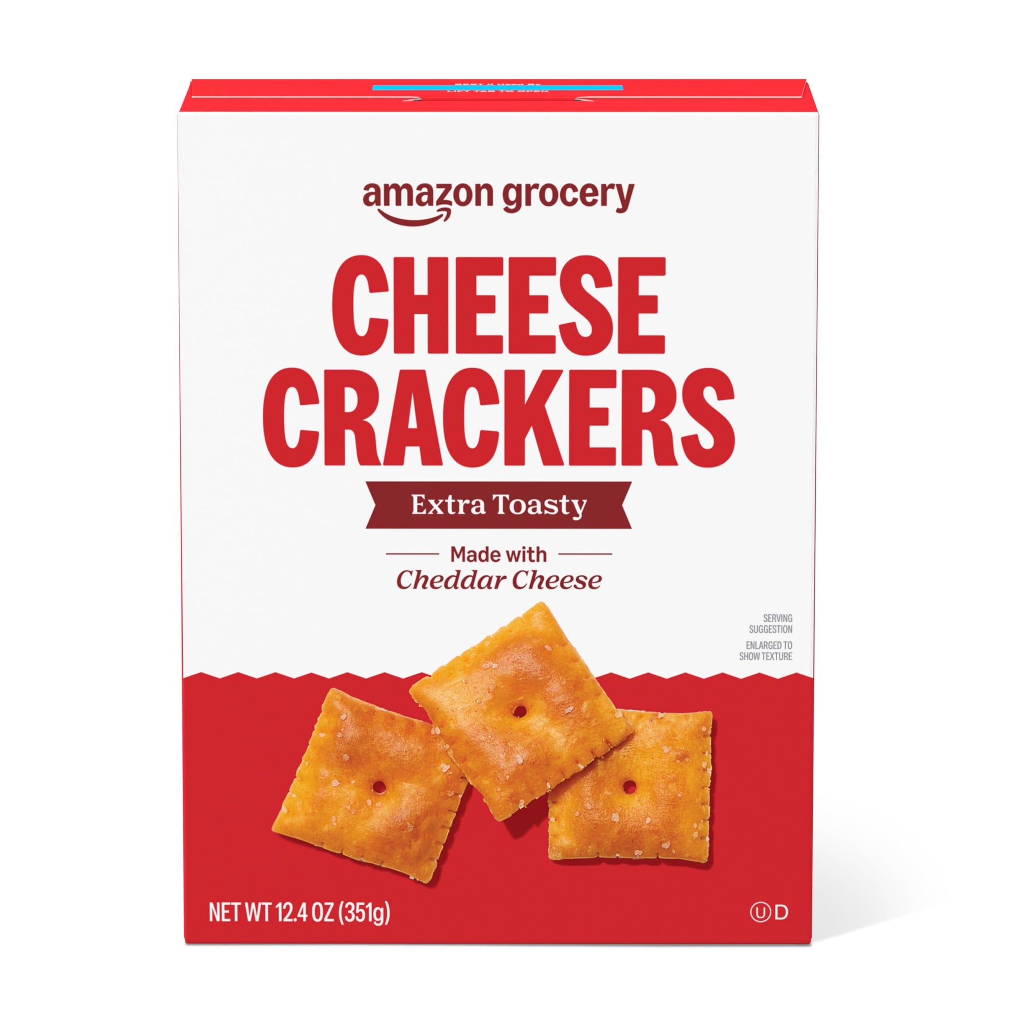Amazon Grocery, Extra Toasty Cheese Cracker, 12.4 Oz