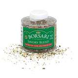 Borsari Savory Seasoned Salt Blend - Gourmet Sea Salt With Fresh Herbs and Spices - All Natural All Purpose Seasoning With Thyme and Lavender - 4 oz