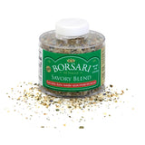 Borsari Savory Seasoned Salt Blend - Gourmet Sea Salt With Fresh Herbs and Spices - All Natural All Purpose Seasoning With Thyme and Lavender - 4 oz