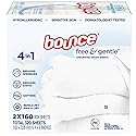 Bounce Free & Gentle Unscented Dryer Sheets, 320 ct.