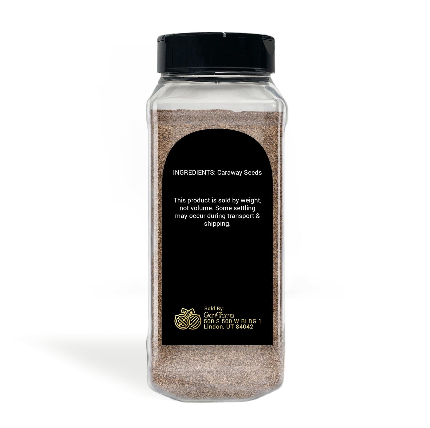 GranAroma Ground Caraway Seeds, Aromatic Spice, Light Licorice Taste (1 Pound)
