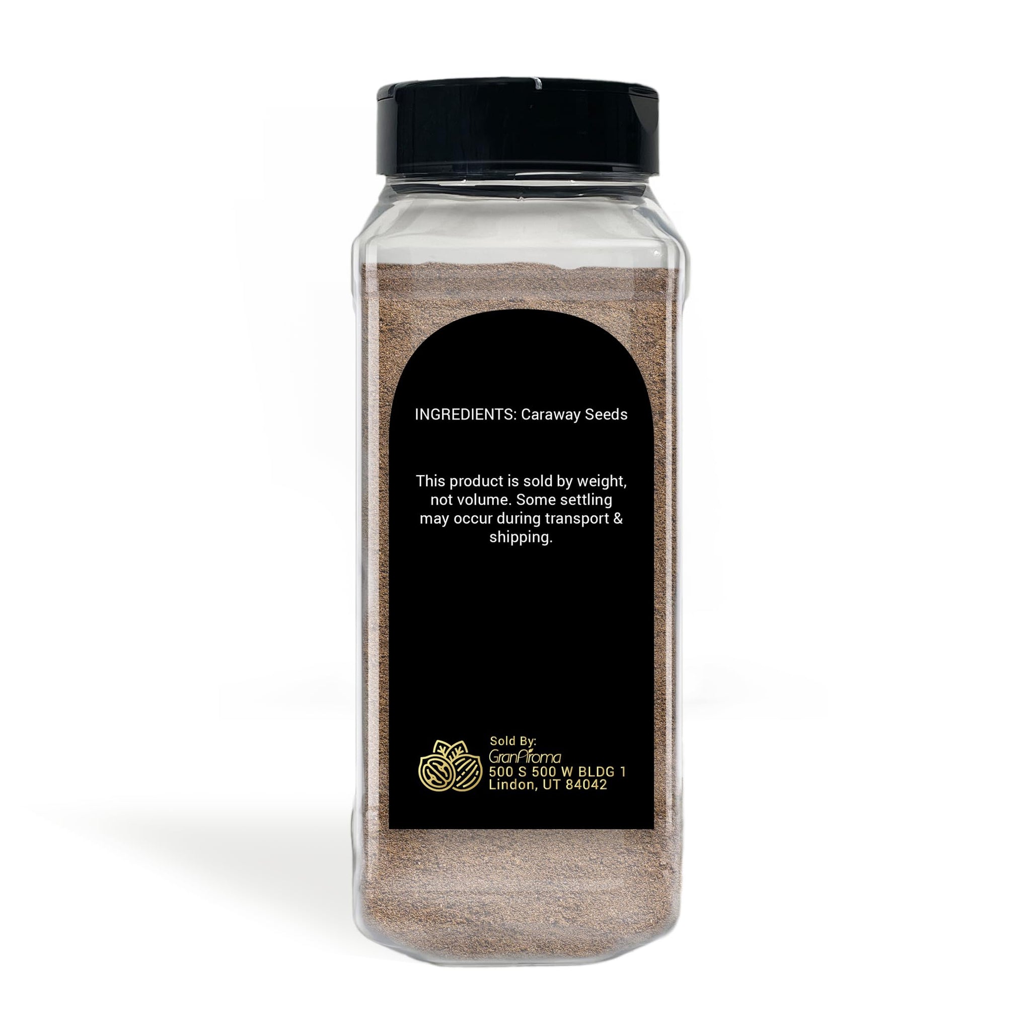 GranAroma Ground Caraway Seeds, Aromatic Spice, Light Licorice Taste (1 Pound)