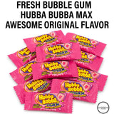 Hubba Bubba Bubble Gum Max - Original Flavor - Valentines Edition - Sweet & Chewy - Individually Wrapped Fruity Bubble Gum for Valentines Day