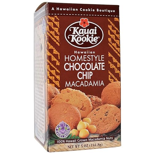Macadamia Chocolate Chip Cookies, Classic by Kauai Kookie