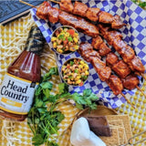 Head Country Bar-B-Q Sauce, Honey | Gluten Free, Soy Free BBQ Sauce With No Allergens Or Preservatives | Sweet & Smoky Championship Barbecue Sauce