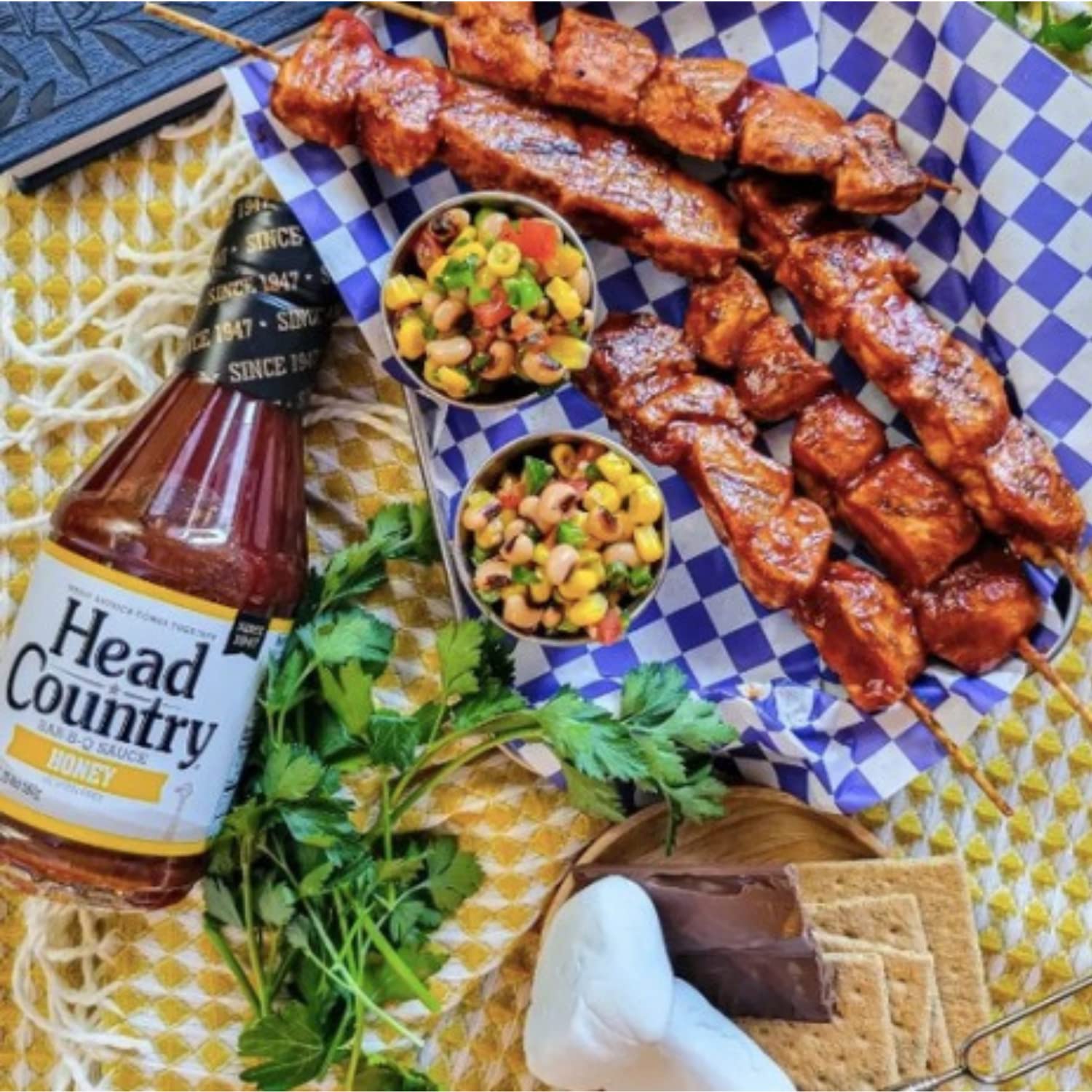 Head Country Bar-B-Q Sauce, Honey | Gluten Free, Soy Free BBQ Sauce With No Allergens Or Preservatives | Sweet & Smoky Championship Barbecue Sauce