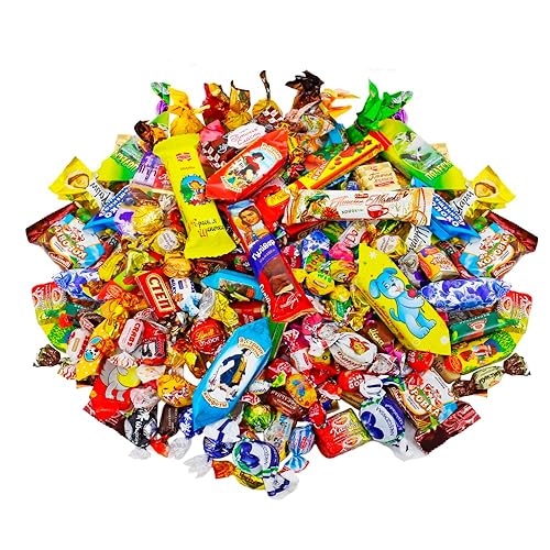 Elite Candy: Eastern European Candy Mix - 900g / 2 lbs - Variety of Chocolate and Caramel Party Candy