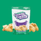 Freeze Dried Peanut Brittle, Crazy Candy Peanut Brittle - Light Airy Texture Buttery Candy