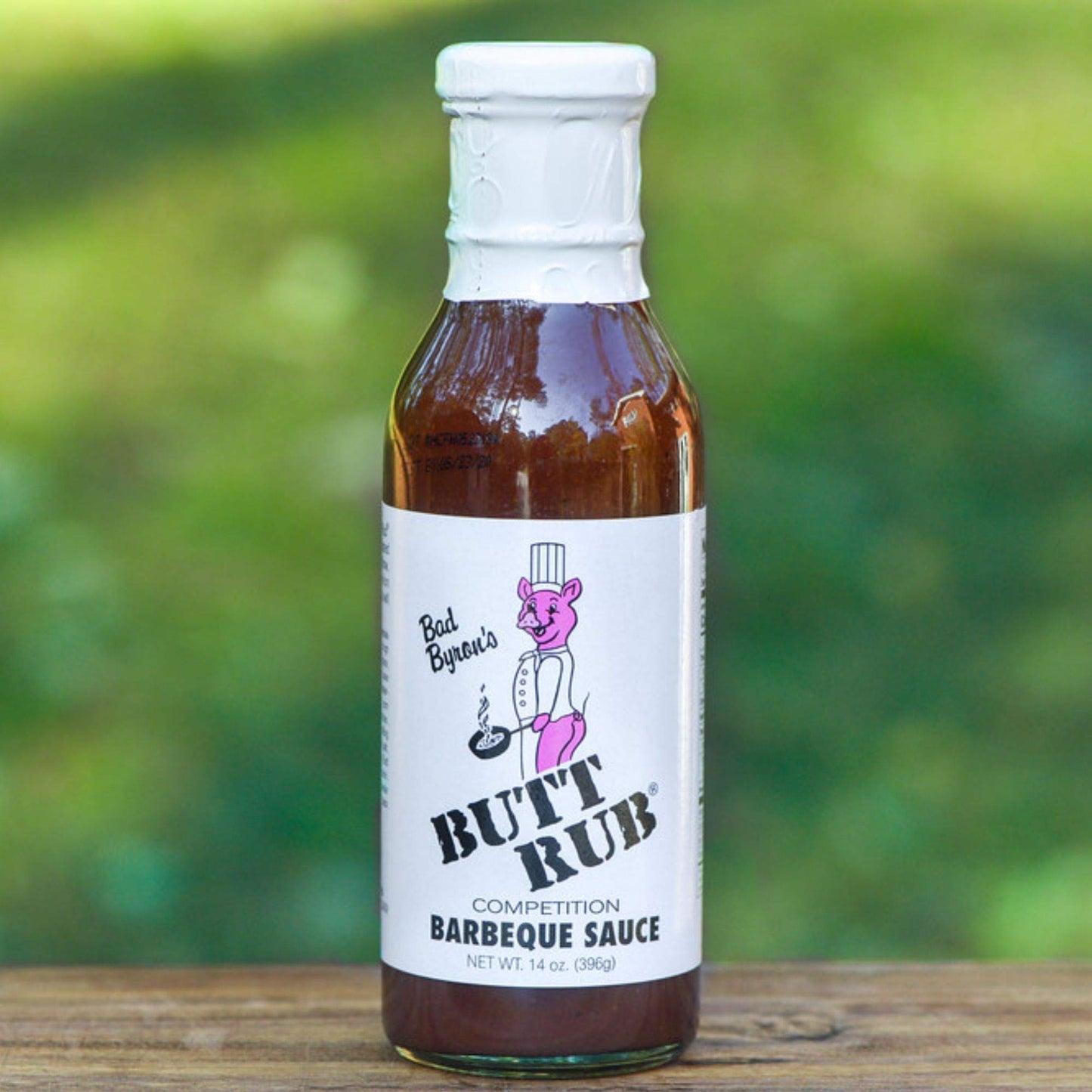 Bad Byron's Butt Rub Competition Barbeque Sauce, 14 oz | Tomato-Based BBQ Sauce | Sweet Heat & Tangy Flavor | Perfect for Grilling & Smoking