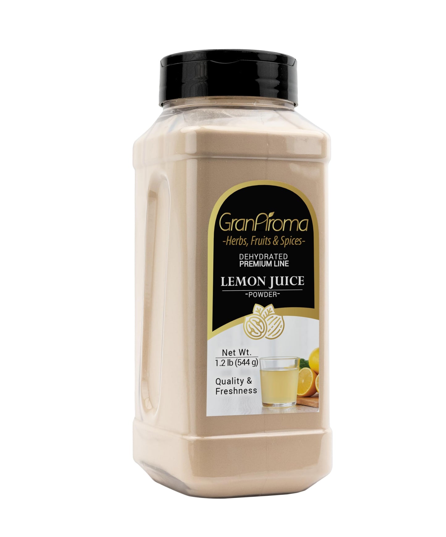 GranAroma Lemon Juice Powder, Tart Flavor, Drinks, Flavoring (1.2 Pound)