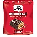 Little Secrets Dark Chocolate Peanut Butter Crispy Wafers || Made in Europe | Nothing Artificial & No Sugar Alcohols | Sustainable Cocoa (3.5 Ounce
