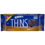 OREO Thins Tiramisu Creme Chocolate Sandwich Cookies, Family Size, 11.78 oz