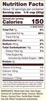 Bob's Red Mill Homestyle Vanilla Shake Granola, 11-ounce