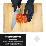 Well Before Black Vinyl Gloves - Small 200 Ct. Disposable Powder-Free and Latex-Free Gloves