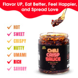 SAUCE UP White Truffle Chili Crisp 6oz | Gourmet Artisan Vegan Truffle Chili Oil with 14 Superfoods | Gluten-Free, Keto, No MSG | Crispy, Spicy, Umami
