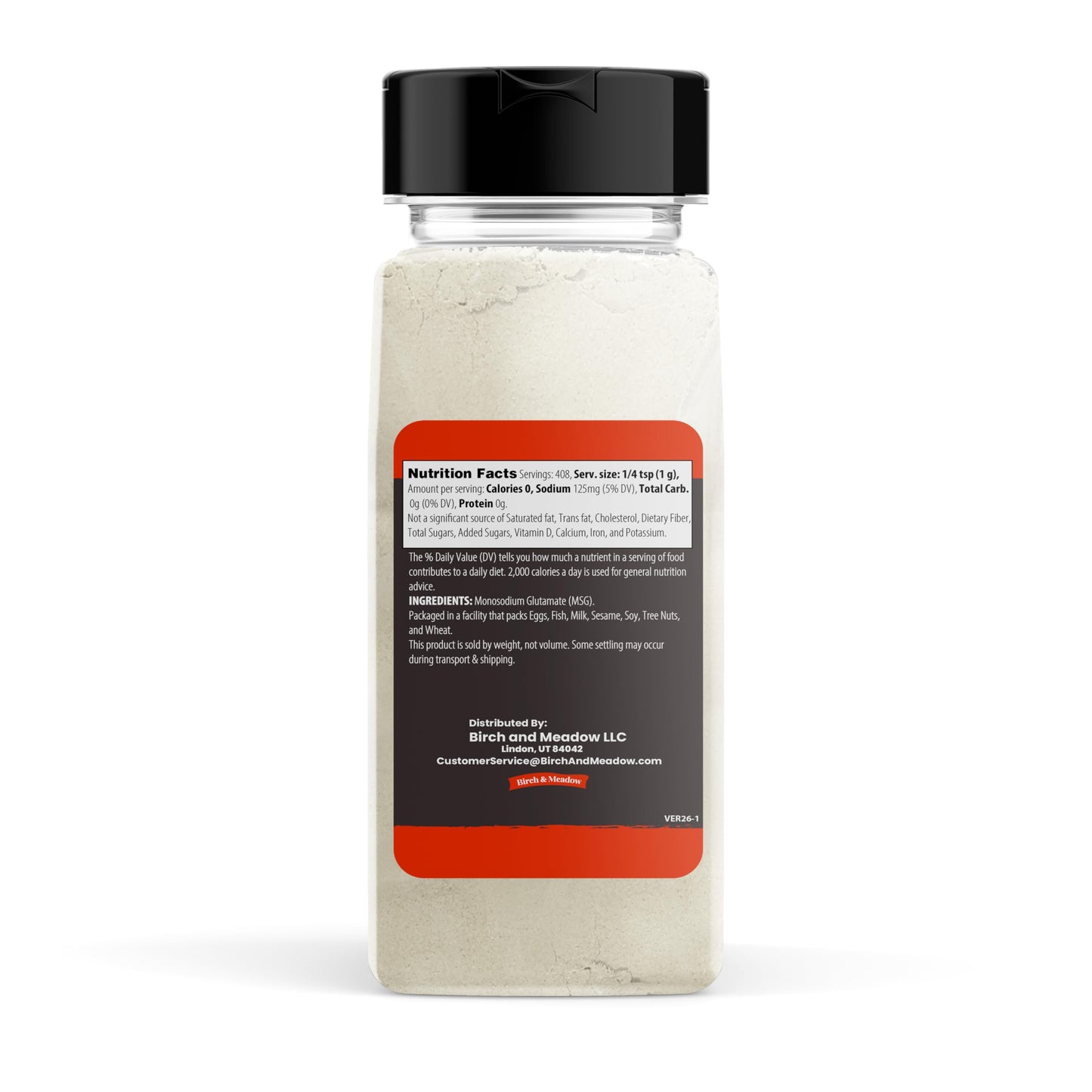 Birch & Meadow 2 Cups of MSG, Monosodium Glutamate, Crystalline Powder, Flavor Enhancer
