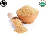 SPICY ORGANIC Garlic Granules - 100% USDA Organic- Premium Quality Granulated Garlic Powder for Mouthwatering Rubs on Beef, Pork, Fish, Poultry