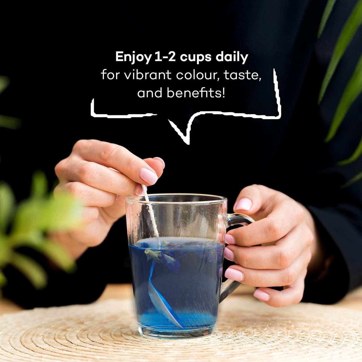 Urban Platter Blue Butterfly Pea Flower | 1.41 Oz (120+ Cups) | Dried Flowers for Tea | Rich in Antioxidants | Caffeine-Free Herbal Tea | Natural Blue