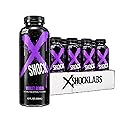 Xtreme Shock XSHOCKLABS RTD Pre-Workout Energy Drink, Violet Reign, Sugar Free, 12 fl oz, Pack of 12 (New Formula)