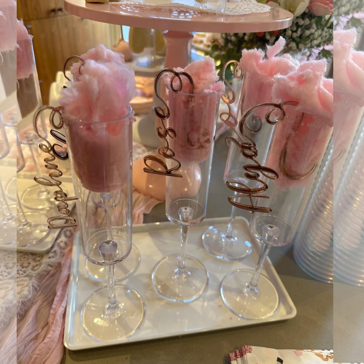 Lupy Lups! Cotton Candy Party Pack - Individually Wrapped Small bags, 0.5 oz Each - Perfect for Stockings, Treats, Party Favors, Buffet Tables,