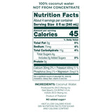 Zico 100% Coconut Water, No added Sugar, Refreshingly Delicious, Hydration with Electrolytes, 33.8 Fl Oz (Pack of 4)